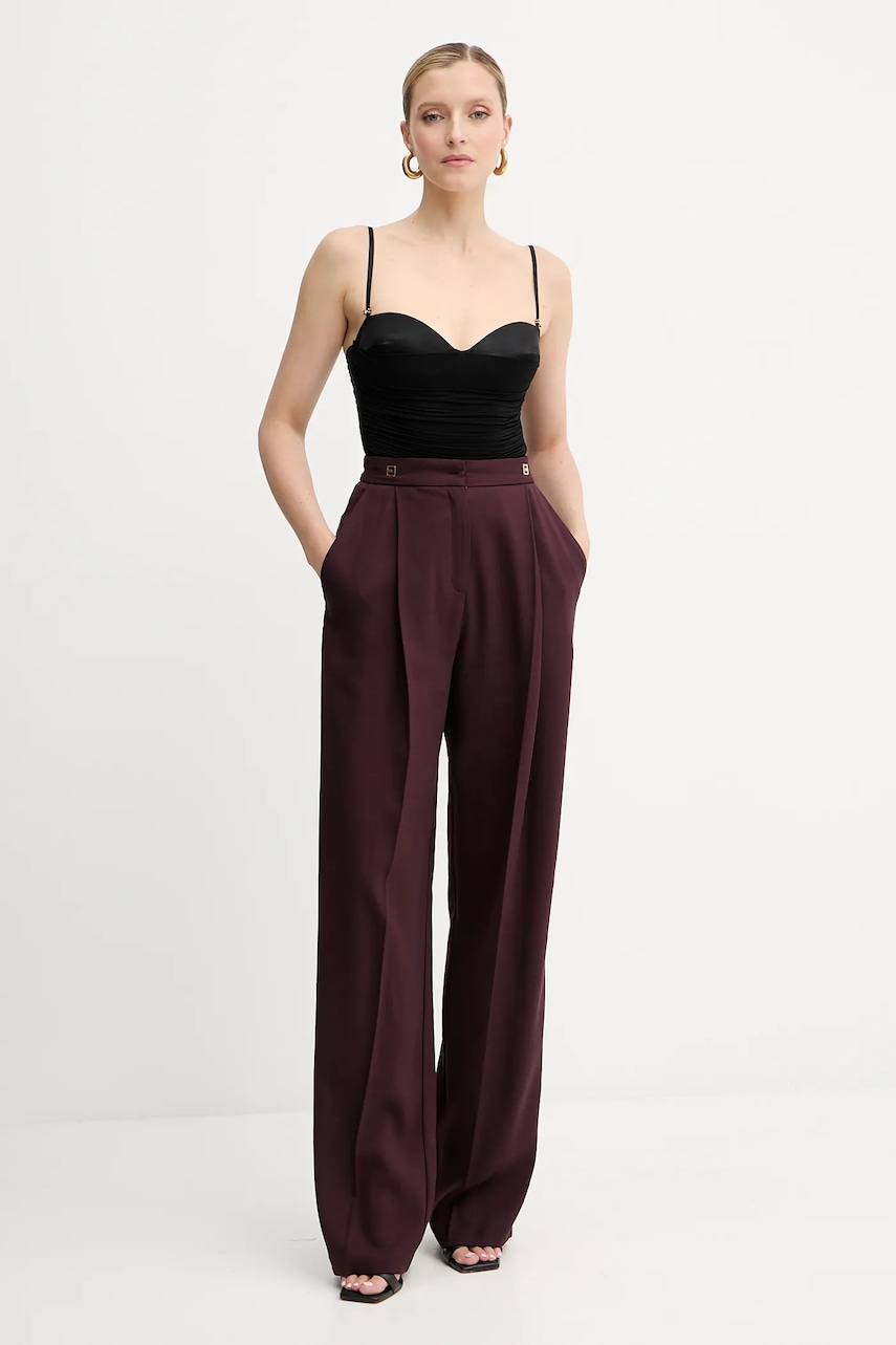 Штани з домішкою вовни Elisabetta Franchi